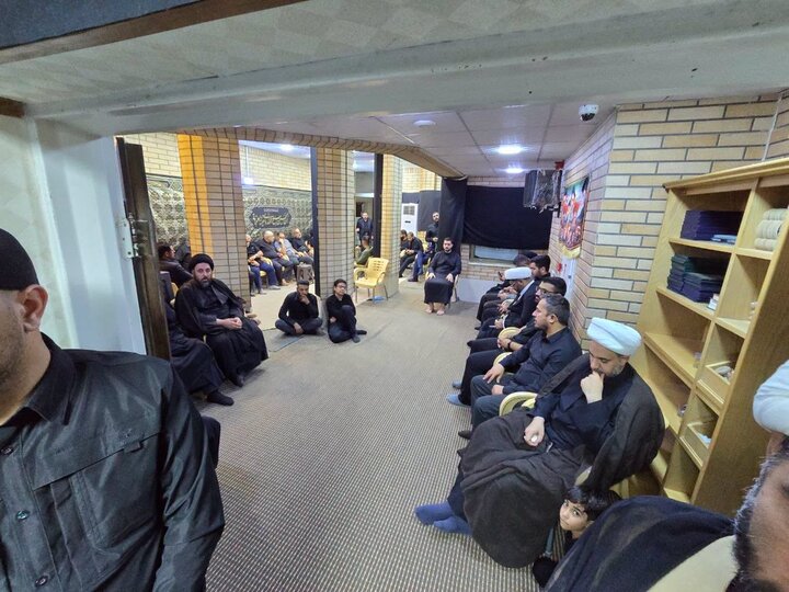 تصاویر/ نشست صمیمی آیت الله اعرافی با علمای نجف