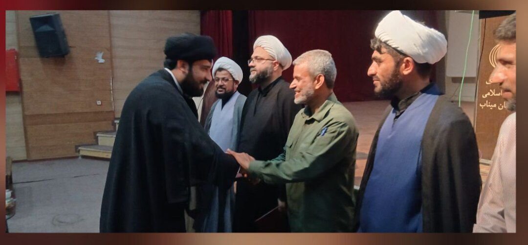 آیین تکریم و معارفه مسئول دفتر نمایندگی ولی‌فقیه سپاه شهرستان میناب برگزار شد