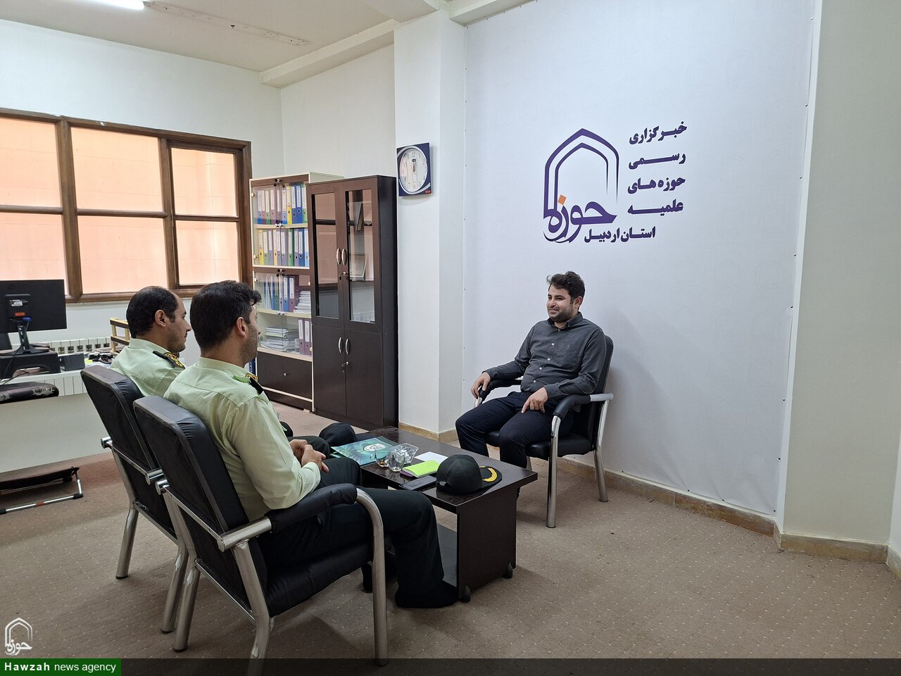 جلسه تعاملی پلیس فتا و حوزه علمیه استان اردبیل برگزار شد + تصاویر