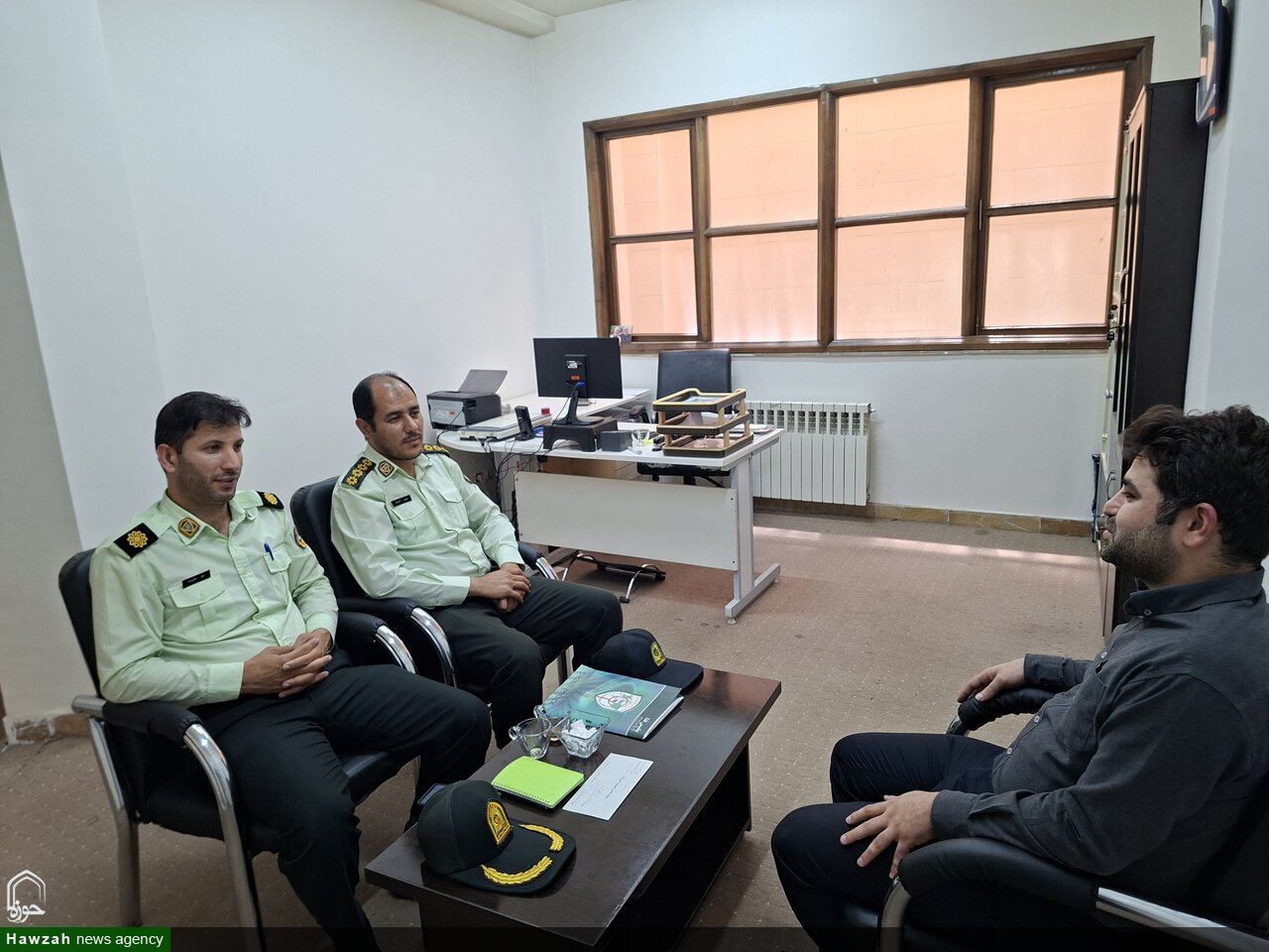 جلسه تعاملی پلیس فتا با حوزه علمیه استان اردبیل