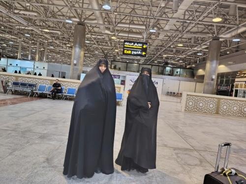 ورود مدیر جامعه‌الزهرا (س) به نجف؛ همراهی با کاروان «همپای قافله ۱۰»