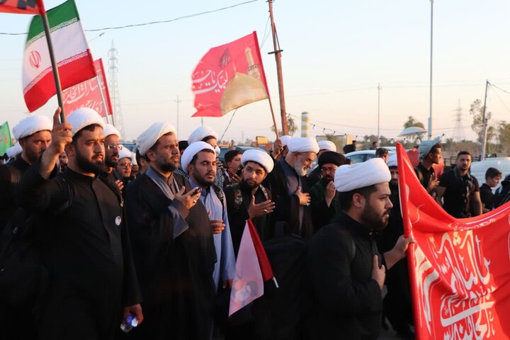 تصاویر| اعزام مبلغ گروه جهادی امام خامنه ای به پیاده روی اربعین
