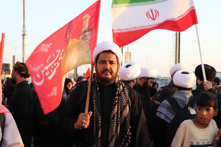 تصاویر| اعزام مبلغ گروه جهادی امام خامنه ای به پیاده روی اربعین