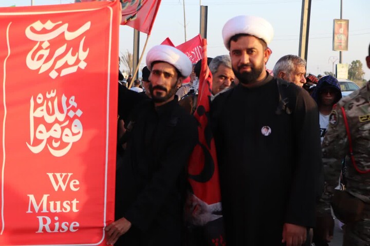 تصاویر| اعزام مبلغ گروه جهادی امام خامنه ای به پیاده روی اربعین