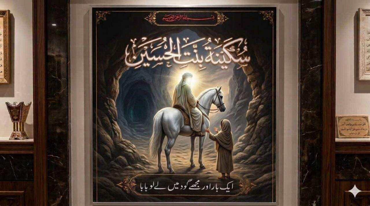 بمناسبت شہادتِ بنت الحسین: ایک بار مجھے گود میں لے لو بابا