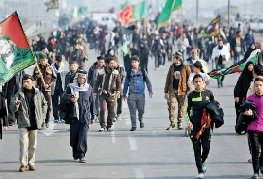 فیلم | پرچمهای یا لثاراتالحسین برای خونخواهی قائد شهید در نجف فیلم | پرچمهای یا لثاراتالحسین برای خونخواهی قائد شهید در نجف