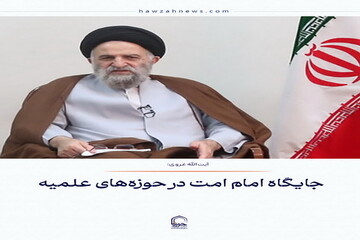 عکس نوشت| جایگاه امام امت در حوزه‌های علمیه