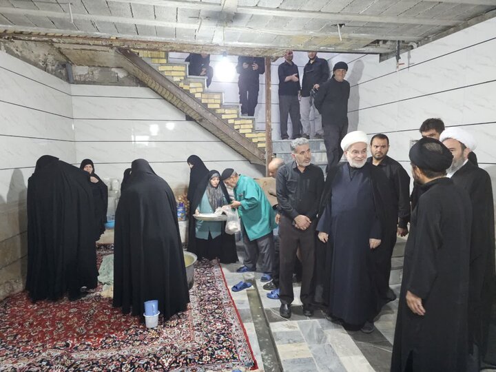 تصاویر/بازديد نماینده ولی‌فقیه در استان کردستان از مواکب بیجار