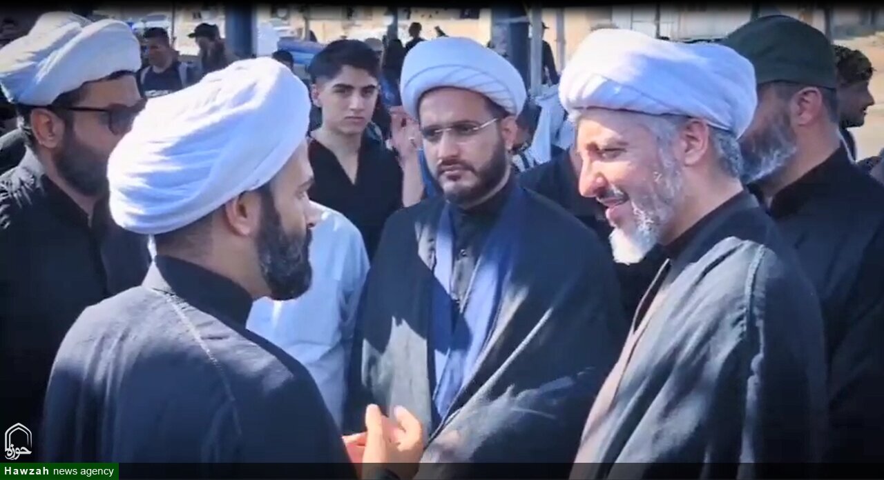 Ayətullah Ərafinin nümayəndə heyəti Ərbəin təbliğatçıları ilə görüşmək üçün İraqa səfər edib + Video