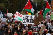 Manifestation anti-israélienne devant la Maison-Blanche