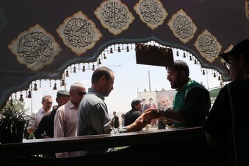 استقرار موکب اوقاف بوشهر در نقطه صفر مرزی