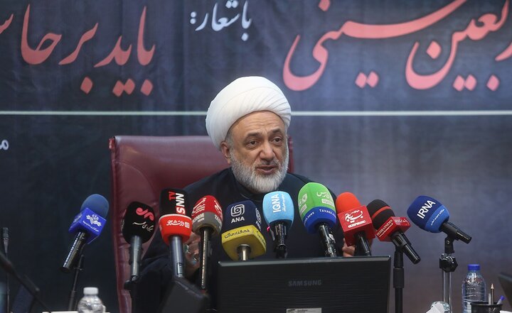 تصاویر/ نشست خبری مراسم پیاده‌روی جاماندگان اربعین حسینی