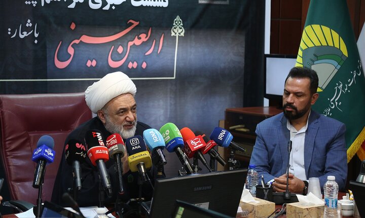 تصاویر/ نشست خبری مراسم پیاده‌روی جاماندگان اربعین حسینی