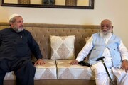 آیت اللہ حافظ سید ریاض حسین نجفی کی علامہ عارف حسین واحدی سے ملاقات / دینی مدارس کی ترقی اور امت مسلمہ کے اتحاد پر زور
