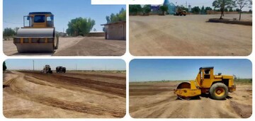 اجرای عملیات زیرسازی معابر حرم امامزادگان طیب و طاهر(ع) قنوات