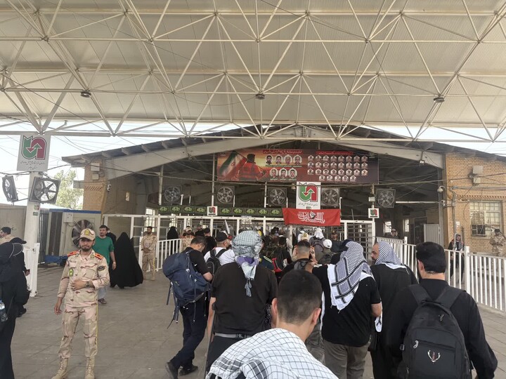 تصاویری از حال و هوای مرز مهران