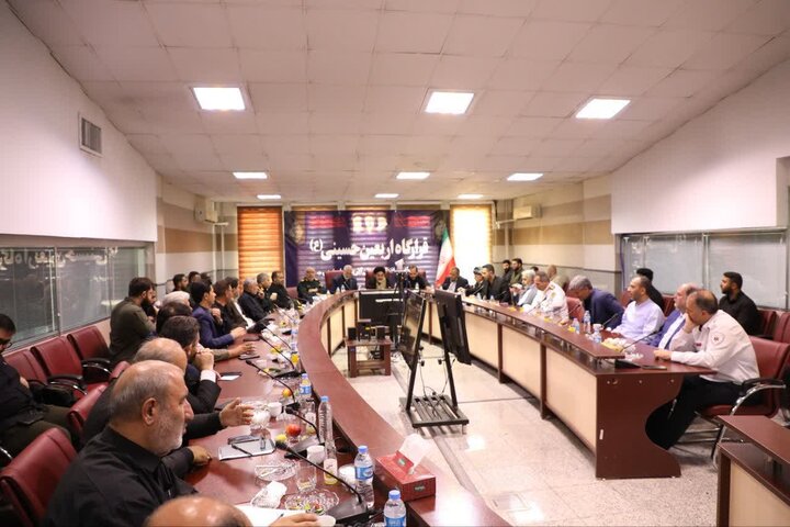 تصاویر/ جلسه ستاد اربعین آذربایجان‌غربی در مرز تمرچین