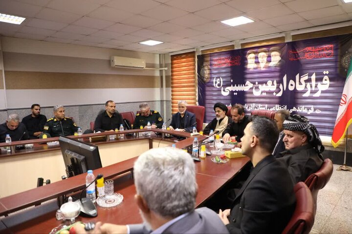 تصاویر/ جلسه ستاد اربعین آذربایجان‌غربی در مرز تمرچین