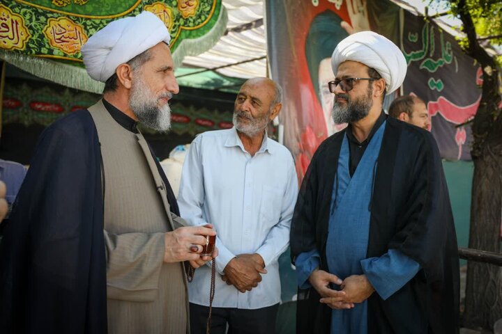 تصاویر /بازدید امام جمعه قزوین از مواکب اربعین حسینی