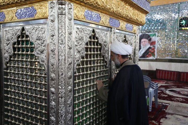 تصاویر /بازدید امام جمعه قزوین از مواکب اربعین حسینی