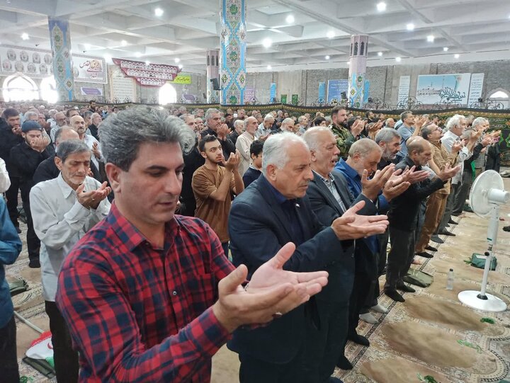 تصاویر/ نمازعبادی سیاسی جمعه کاشان