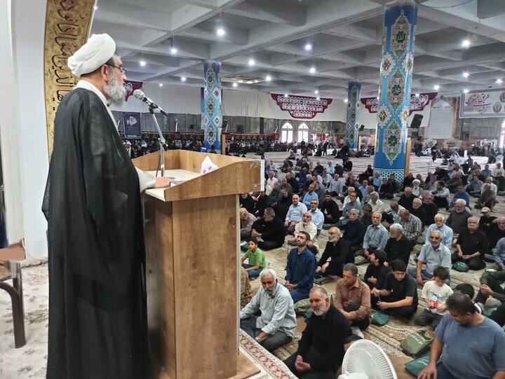 تصاویر/ نمازعبادی سیاسی جمعه کاشان