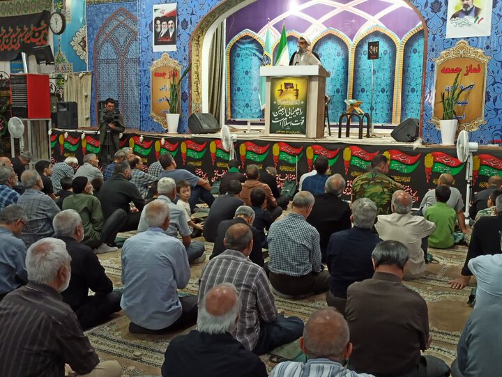 تصاویر/ نمازعبادی سیاسی جمعه کاشان