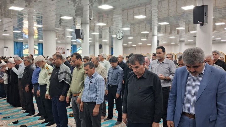 نماز جمعه جم به روایت تصویر