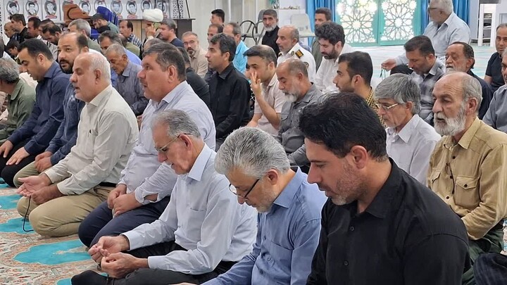 نماز جمعه جم به روایت تصویر