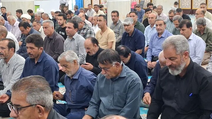 نماز جمعه جم به روایت تصویر