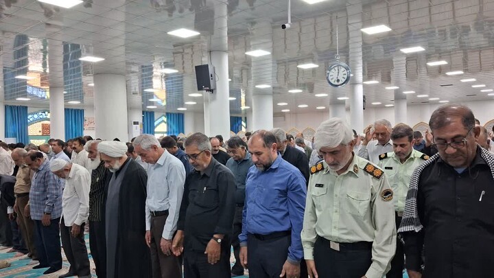 نماز جمعه جم به روایت تصویر