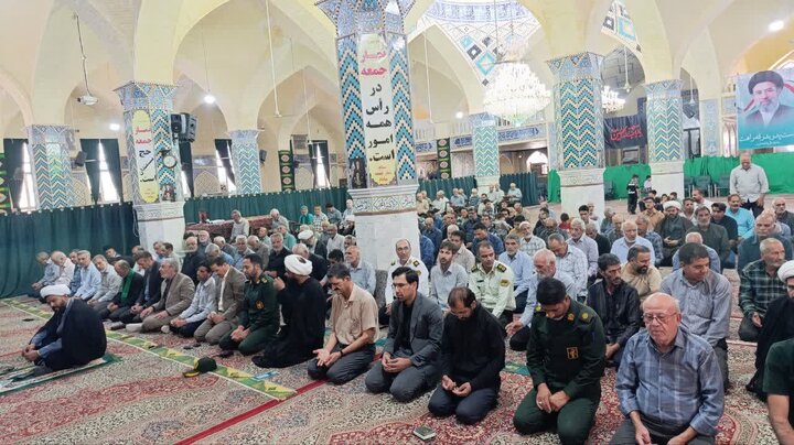 تصاویر/ نماز عبادی سیاسی جمعه شهرستان بهاباد