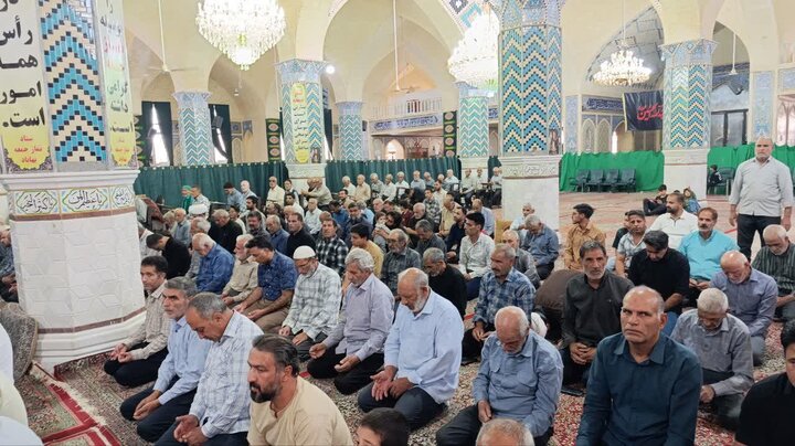 تصاویر/ نماز عبادی سیاسی جمعه شهرستان بهاباد