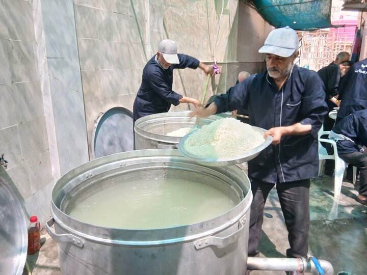تصاویر /خدمت رسانی مواکب استان قزوین در مسیر نجف به کربلای معلی
