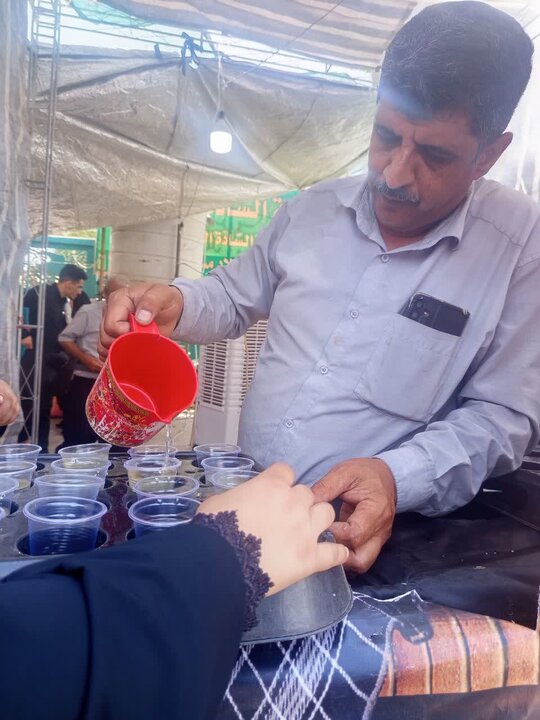 تصاویر /خدمت رسانی مواکب استان قزوین در مسیر نجف به کربلای معلی