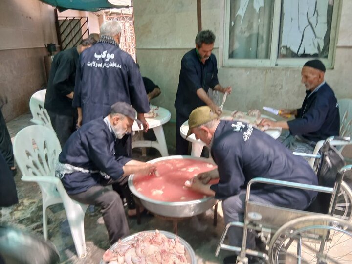 تصاویر /خدمت رسانی مواکب استان قزوین در مسیر نجف به کربلای معلی
