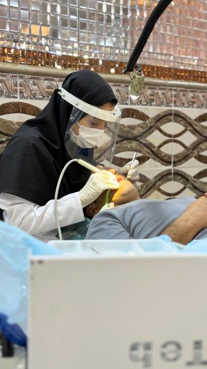 تصاویر /خدمت رسانی مواکب استان قزوین در مسیر نجف به کربلای معلی