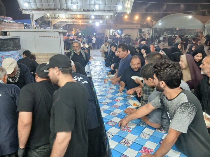 تصاویر /خدمت رسانی مواکب استان قزوین در مسیر نجف به کربلای معلی