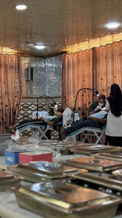 تصاویر /خدمت رسانی مواکب استان قزوین در مسیر نجف به کربلای معلی