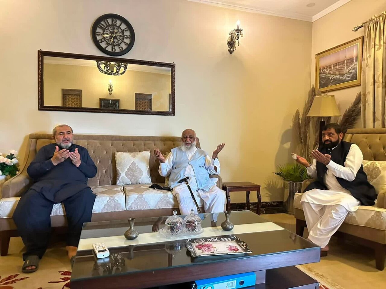 آیت اللہ حافظ سید ریاض حسین نجفی کی علامہ عارف حسین واحدی سے ملاقات / دینی مدارس کی ترقی اور امت مسلمہ کے اتحاد پر زور