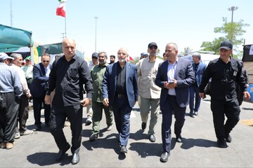 تصاویر/ بازدید معاون وزیر کشور و رئیس ستاد مرکزی اربعین کشور از مرز تمرچین