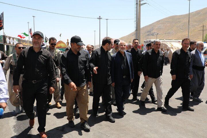 تصاویر/ بازدید معاون وزیر کشور و رئیس ستاد مرکزی اربعین کشور از مرز تمرچین