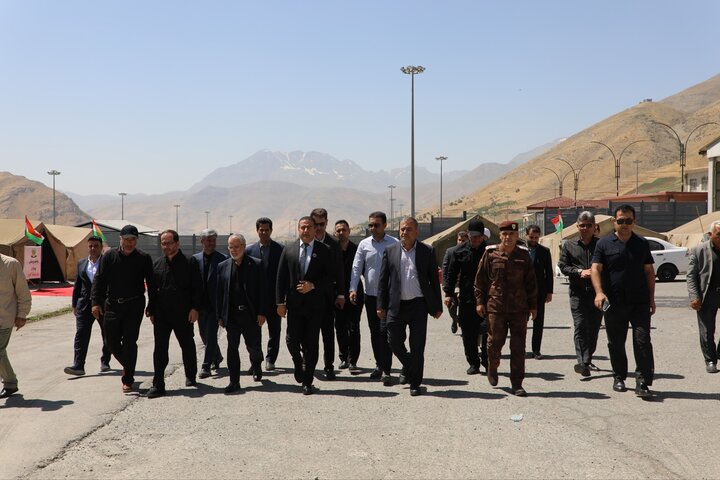 تصاویر/ بازدید معاون وزیر کشور و رئیس ستاد مرکزی اربعین کشور از مرز تمرچین
