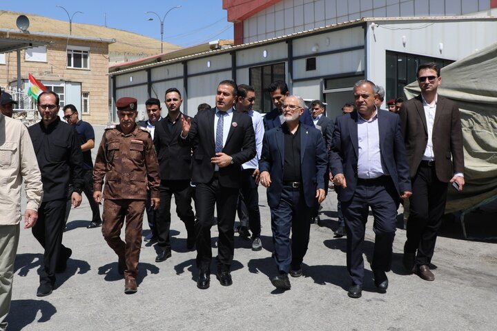 تصاویر/ بازدید معاون وزیر کشور و رئیس ستاد مرکزی اربعین کشور از مرز تمرچین