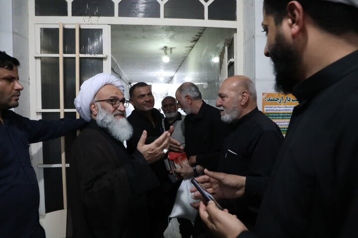 بازدید عضو مجلس خبرگان رهبری از مواکب پایانه مرزی چذابه