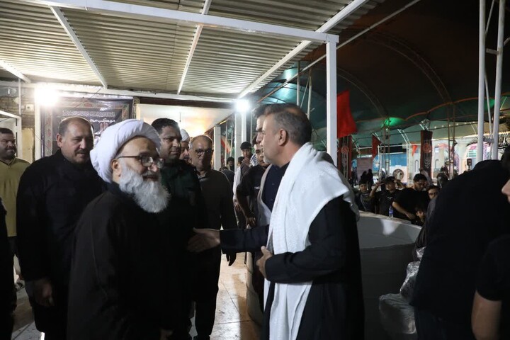 بازدید عضو مجلس خبرگان رهبری از مواکب پایانه مرزی چذابه