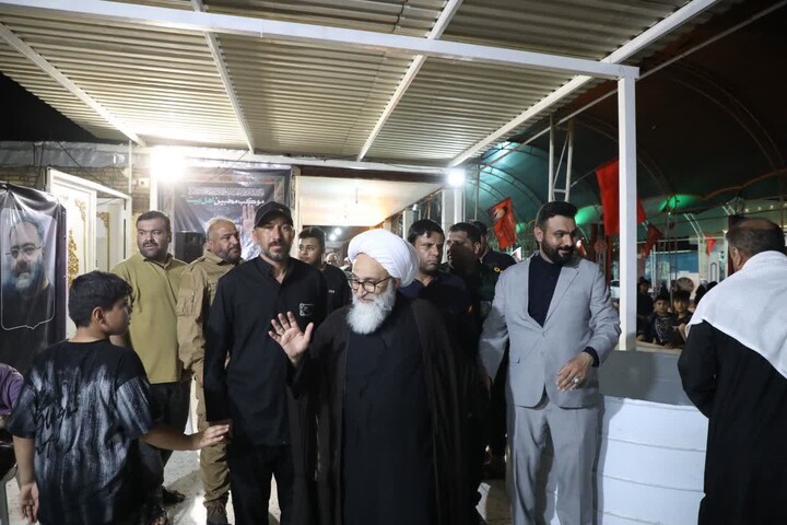بازدید عضو مجلس خبرگان رهبری از مواکب پایانه مرزی چذابه