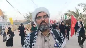 فیلم| گزارش خبرنگار حوزه از پیاده‌روی اربعین در مسیر طریق العلماء