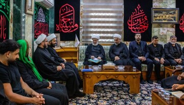 تصاویر/ دیدار هیئت هایی از کشور های مغرب عربی با نماینده آیت الله العظمی سیستانی همزمان با ایام اربعین