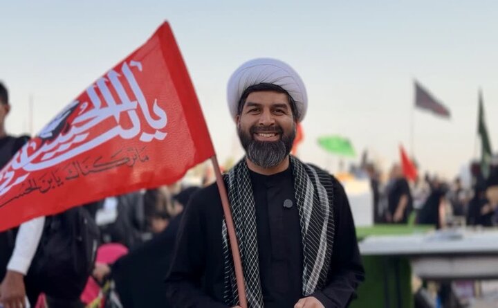 تصاویر/ جلوه‌های خدمت‌رسانی مبلغان حوزه علمیه خراسان در مسیر پیاده‌روی اربعین